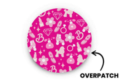 Pink Power Patch - Overpatches for Single diabetes supplies and insulin pumps