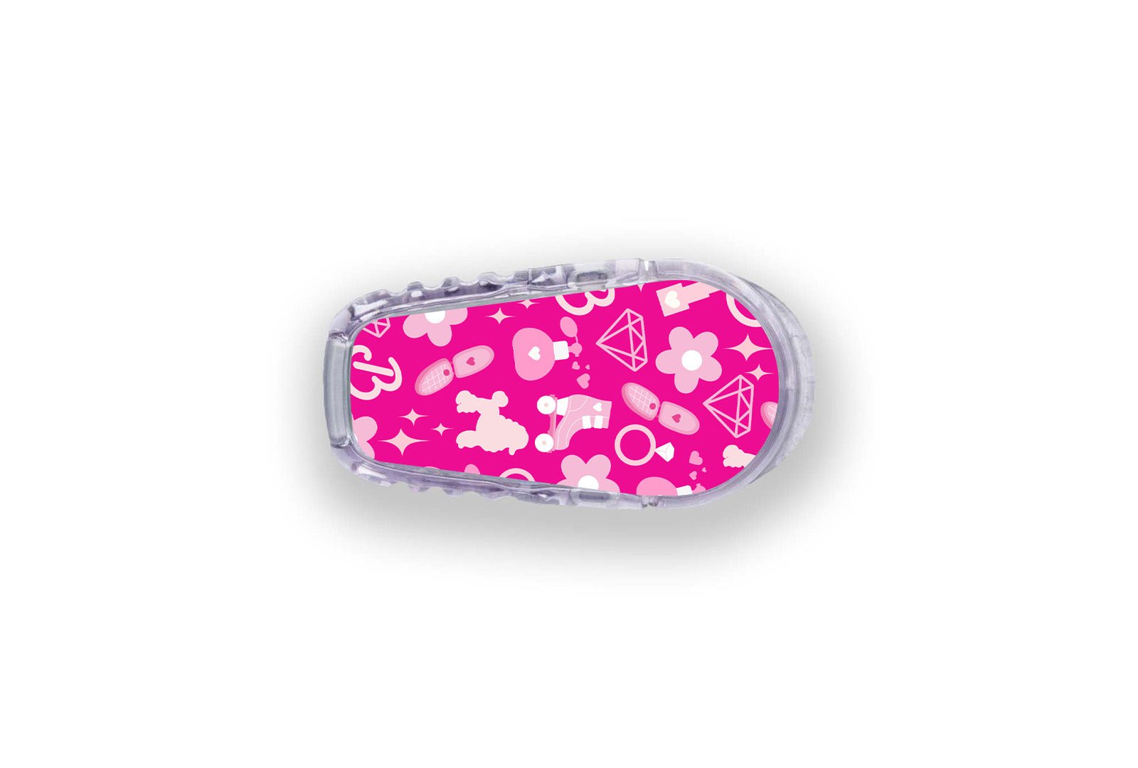 Pink Power Sticker for Novopen 4, 5, 6, or Echo diabetes supplies and insulin pumps