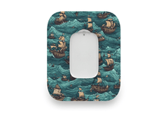 Pirate Ships Patch for TouchCare® Nano CGM diabetes supplies and insulin pumps