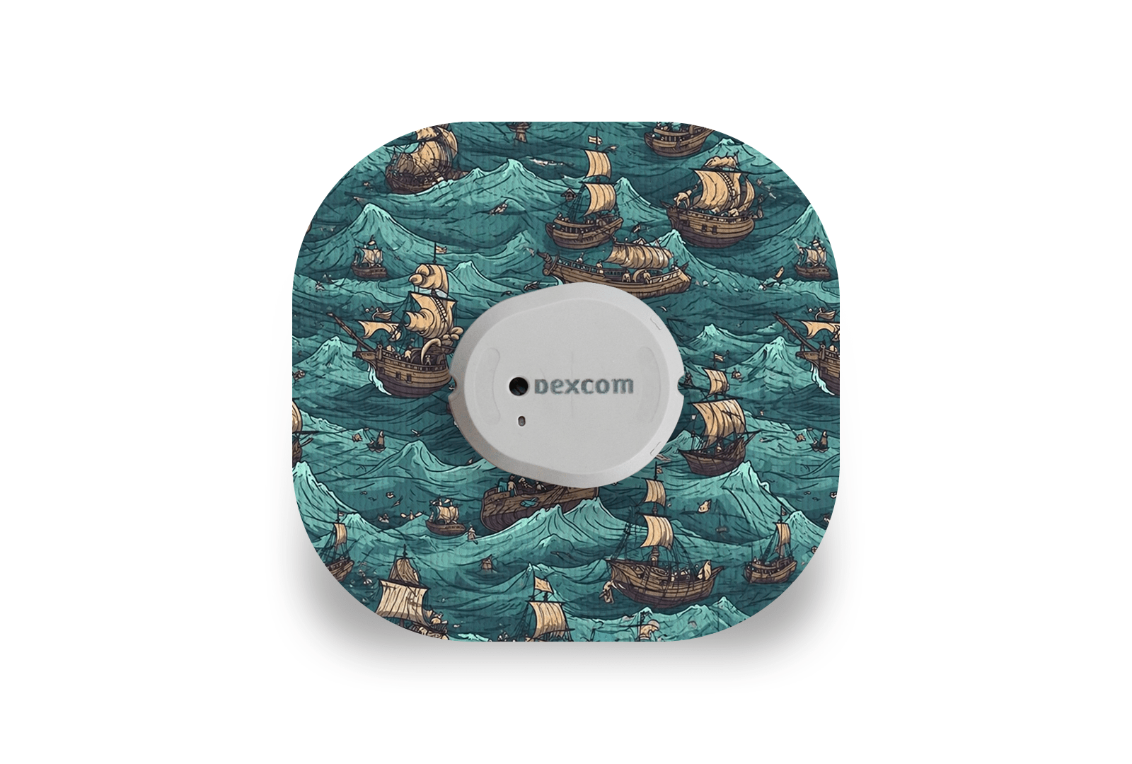 Pirate Ships Patch for Dexcom G7 / One+ diabetes supplies and insulin pumps