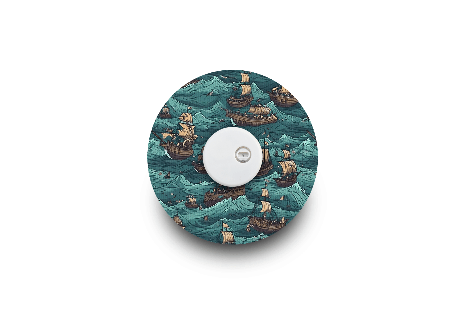 Pirate Ships Patch for Freestyle Libre 3 diabetes supplies and insulin pumps