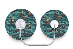 Pirate Ships Patch - Minimed Sure-T for Single diabetes supplies and insulin pumps