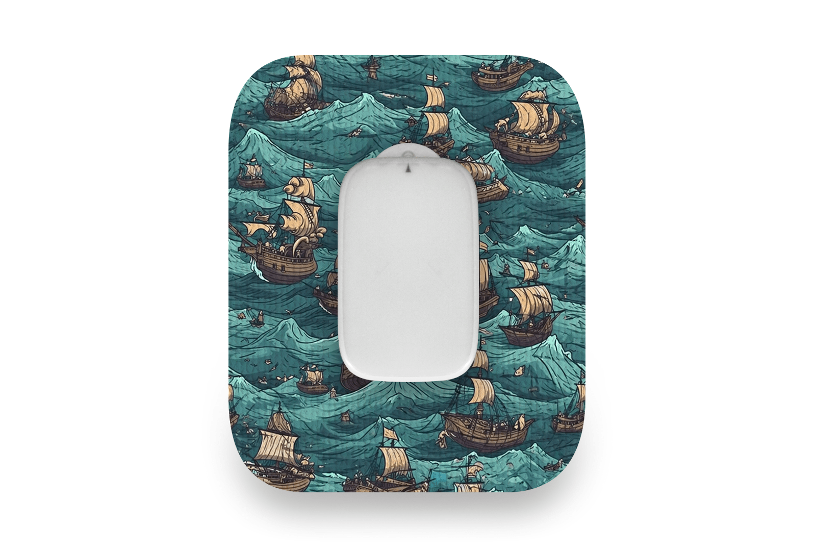 Pirate Ships Patch - TouchCare® Nano CGM for Single diabetes supplies and insulin pumps