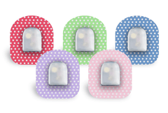 Polka Patch Pack for Freestyle Libre diabetes supplies and insulin pumps