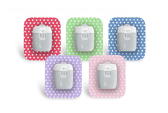 Polka Patch Pack for Freestyle Libre diabetes supplies and insulin pumps