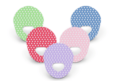 Polka Patch Pack for Freestyle Libre diabetes supplies and insulin pumps