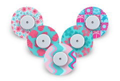 Pool Party Patch Pack for Freestyle Libre diabetes supplies and insulin pumps
