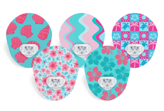 Pool Party Patch Pack for Guardian Enlite diabetes supplies and insulin pumps
