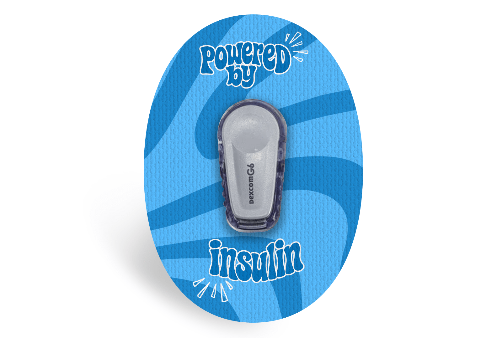 Powered Patch for Dexcom G6 diabetes supplies and insulin pumps