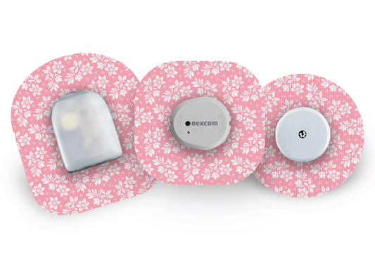 Pretty in Pink Patch for Freestyle Libre 2 diabetes supplies and insulin pumps