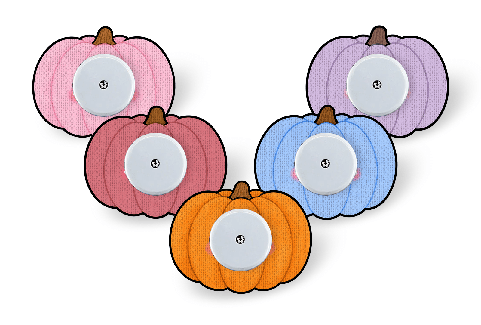 Pretty Pumpkins Patch Pack for Freestyle Libre 2 diabetes supplies and insulin pumps