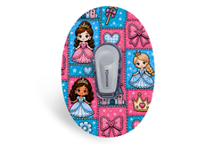 Princess Patchwork Patch - Dexcom G6 / One for Single diabetes supplies and insulin pumps