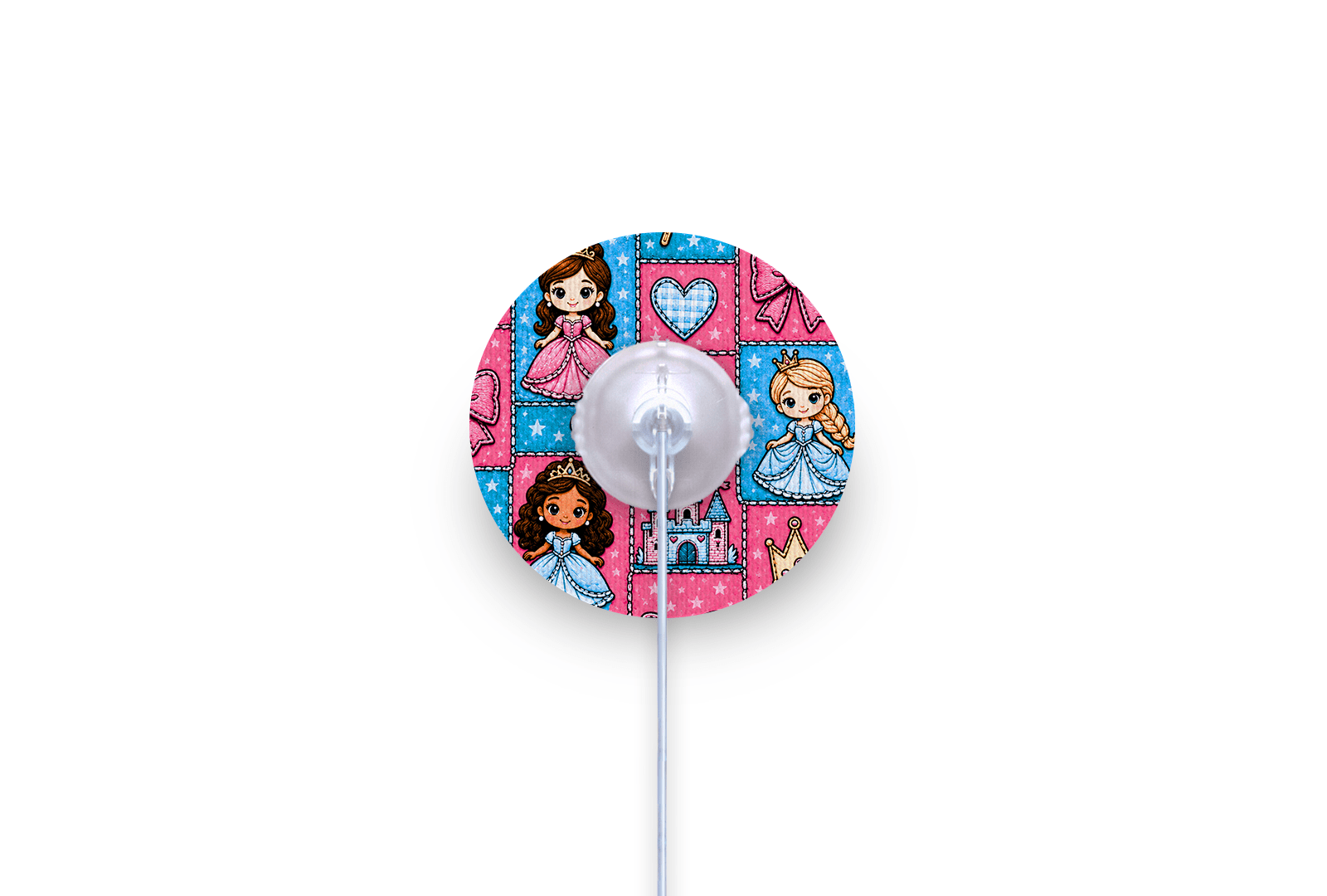 Princess Patchwork Patch for mylife Orbit diabetes supplies and insulin pumps