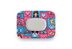 Princess Patchwork Patch - GlucoRX Aidex for Single diabetes supplies and insulin pumps