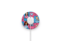 Princess Patchwork Patch - Minimed QuickSet for Single diabetes supplies and insulin pumps