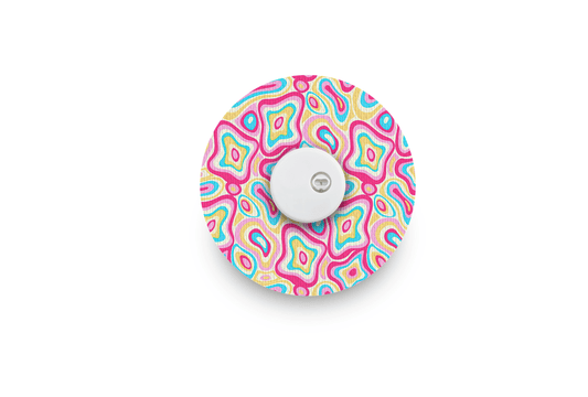 Psychedelic Patch - Libre 3 for Single diabetes supplies and insulin pumps