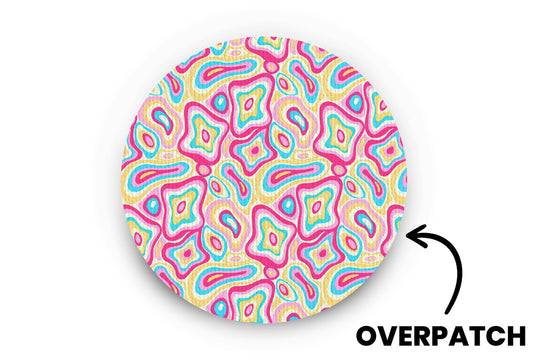 Psychedelic Patch - Overpatches for Single diabetes supplies and insulin pumps