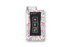 Psychedelic Sticker for Novopen 4, 5, 6, or Echo diabetes supplies and insulin pumps