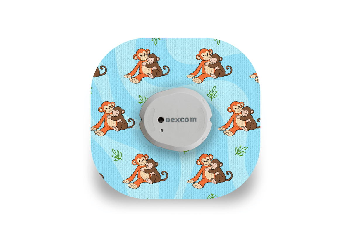 Punch the Monkey Patch - Dexcom G7 / One+ for Single diabetes supplies and insulin pumps