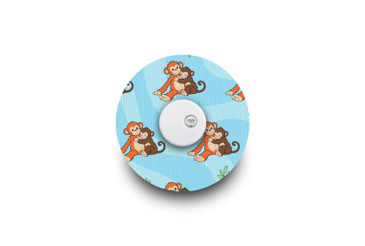 Punch the Monkey Patch - Libre 3 for Single diabetes supplies and insulin pumps