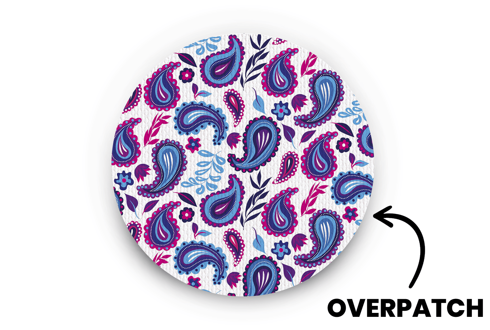 Purple Drops Patch - Overpatches for Single diabetes supplies and insulin pumps