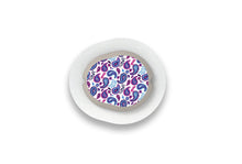  Purple Drops Sticker - Dexcom G7 for diabetes supplies and insulin pumps