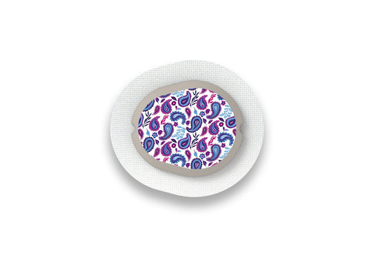 Purple Drops Sticker - Dexcom G7 for diabetes supplies and insulin pumps