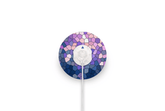 Purple Glass Patch for Minimed QuickSet diabetes supplies and insulin pumps