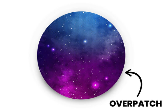 Purple Nebula Patch - Overpatches for Single diabetes supplies and insulin pumps