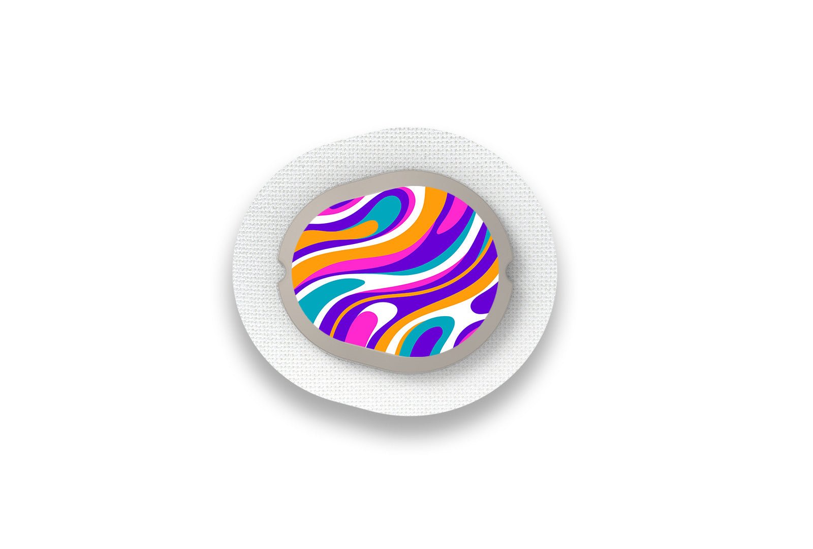 Purple Swirl Sticker for Novopen 4, 5, 6, or Echo diabetes supplies and insulin pumps