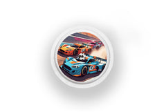 Race Car Sticker for Novopen 4, 5, 6, or Echo diabetes supplies and insulin pumps