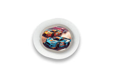 Race Car Sticker for Novopen 4, 5, 6, or Echo diabetes supplies and insulin pumps