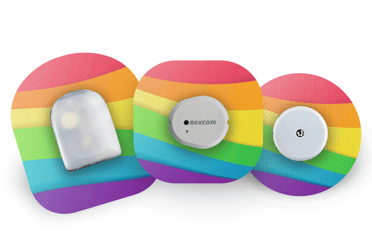 Rainbow Patch for Freestyle Libre diabetes supplies and insulin pumps