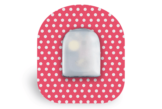 Red Polka Dot Patch - For Omnipod® for Omnipod diabetes supplies and insulin pumps