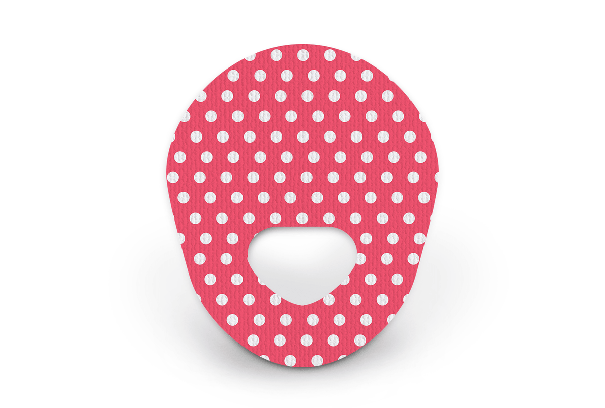 Red Polka Dot Patch - Guardian Enlite for Guardian Enlite diabetes supplies and insulin pumps