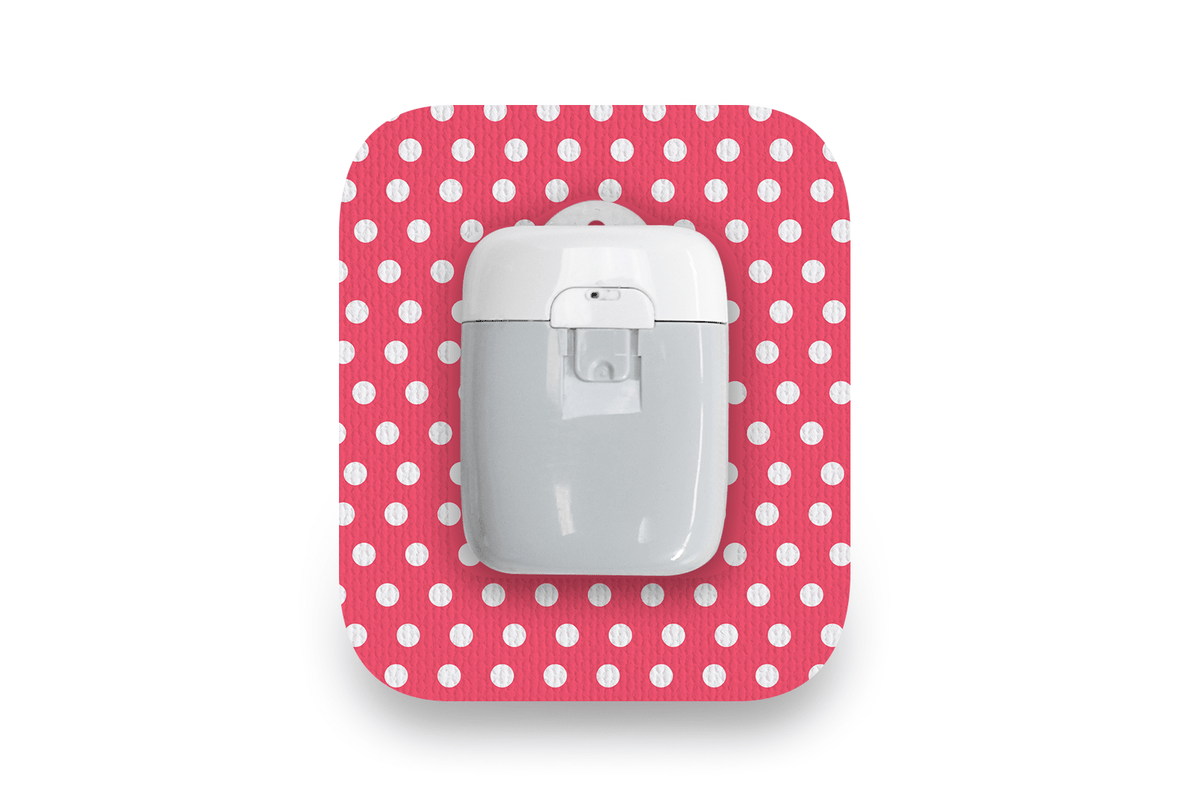 Red Polka Dot Patch - Medtrum Pump for Single diabetes supplies and insulin pumps