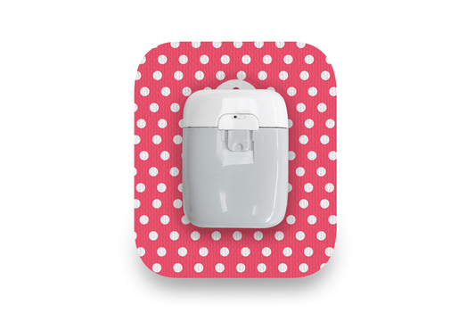 Red Polka Dot Patch - Medtrum Pump for Single diabetes supplies and insulin pumps