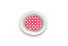  Red Polka Dot Sticker - Dexcom G7 for diabetes supplies and insulin pumps
