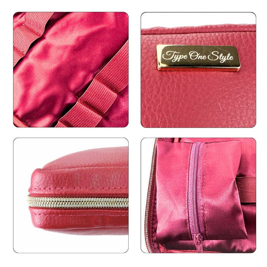 Deep Red Luxury T1D Essentials Bag