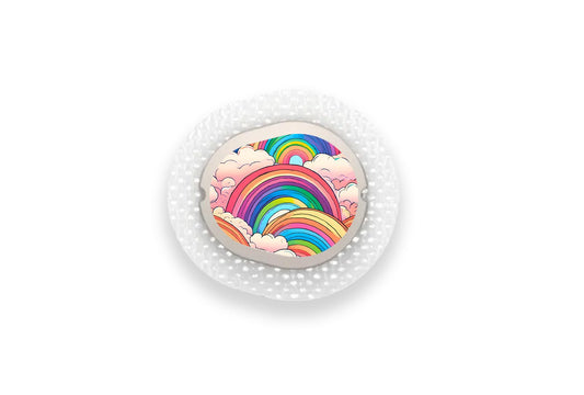 Retro-Regenbogen-Aufkleber für Novopen 4, 5, 6 oder Echo Diabeteszubehör und Insulinpumpen