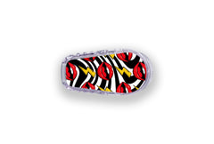 Retro Rockstar Sticker for Novopen 4, 5, 6, or Echo diabetes supplies and insulin pumps