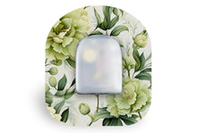  Sage Green Flowers Patch - Omnipod for Single diabetes supplies and insulin pumps