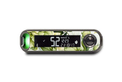 Sage Green Flowers Sticker for Novopen 4, 5, 6, or Echo diabetes supplies and insulin pumps