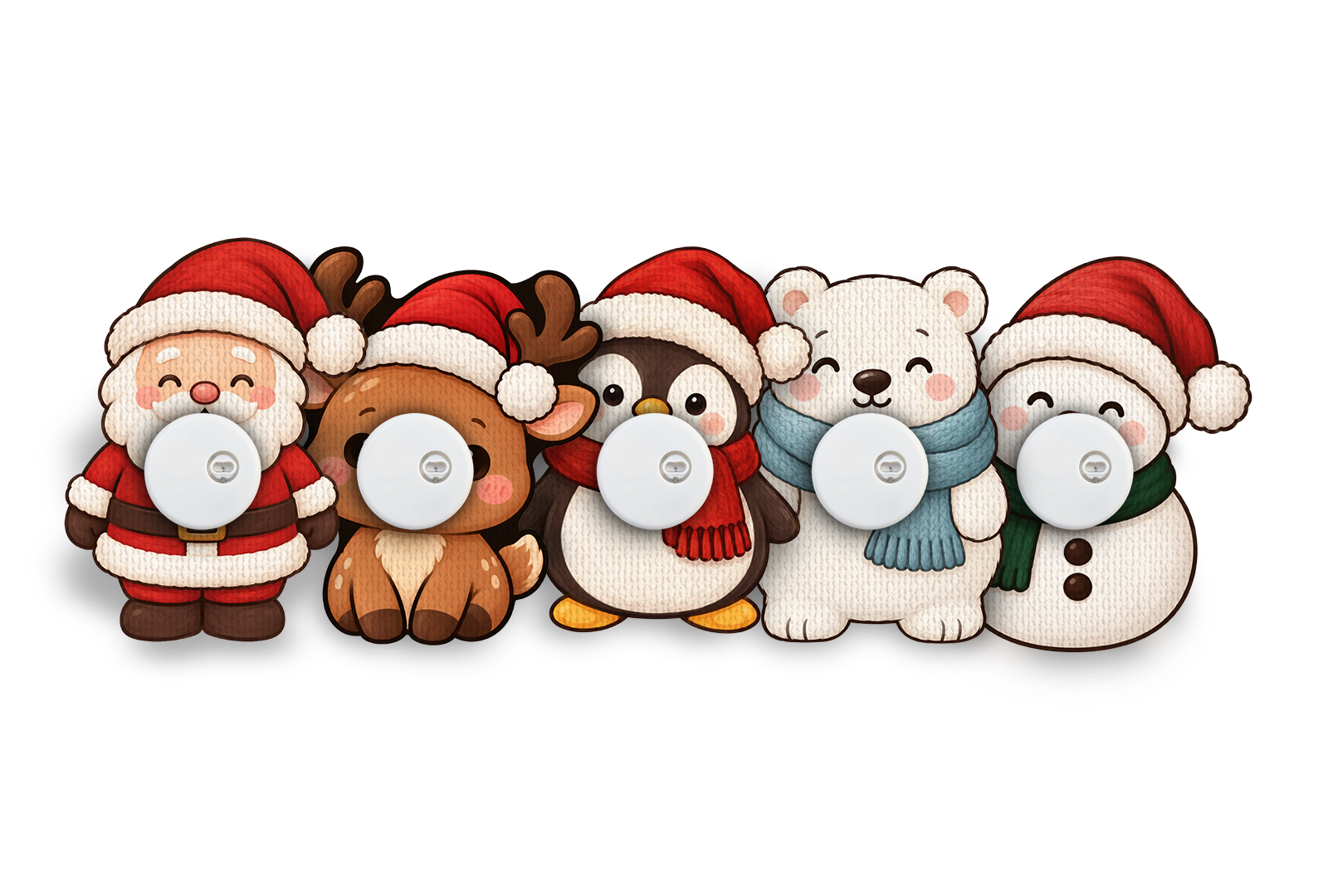 „Santa’s Little Helpers“ für Freestyle Libre 3-Diabeteszubehör und Insulinpumpen