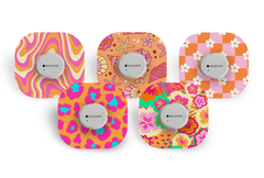 Sassy Summer Patch Pack for Dexcom G6 - 5 Pack diabetes supplies and insulin pumps