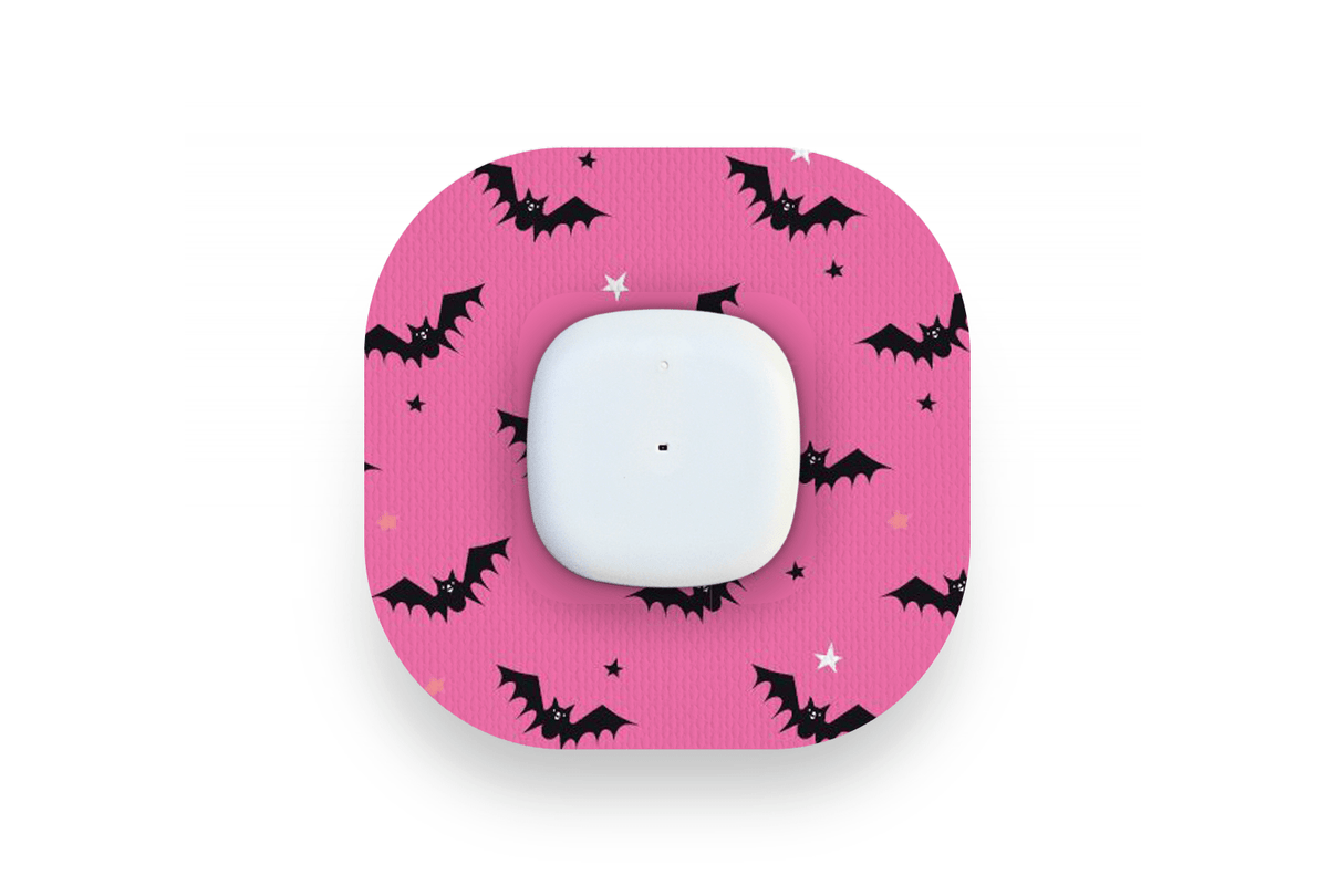 Scary Bats Patch - Simplera for Single diabetes supplies and insulin pumps