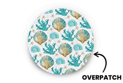 Seashells Patch - Overpatches for Single diabetes supplies and insulin pumps