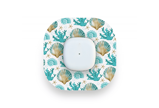 Seashells Patch - Simplera for Single diabetes supplies and insulin pumps