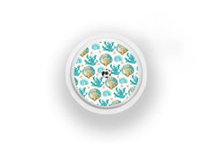 Seashells Sticker for Novopen 4, 5, 6, or Echo diabetes supplies and insulin pumps