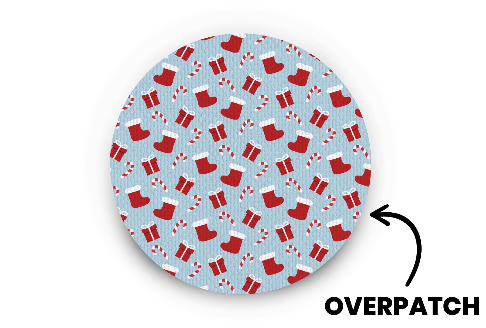 Secret Santa Patch - Overpatches for Single diabetes supplies and insulin pumps